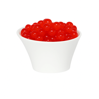 Strawberry Flavor popping boba pearls