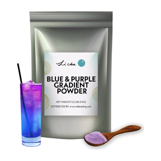 Blue-Purple Gradient Powder 1kg, Color Effect Mix
