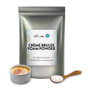 Creme Brulee Foam Powder 1kg, Dessert Foam Topping