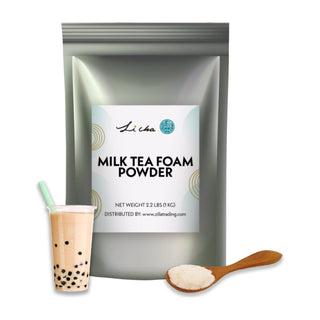 Milk Tea Foam Powder 1kg, Creamy Foam Topping Mix