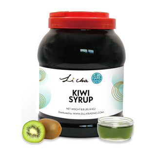 Kiwi Syrup 4kg with Seeds, Green Fruit Tea Syrup