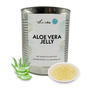 Aloe Vera Jelly Topping 3kg Can, for Fruit Tea
