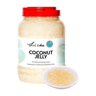 Coconut Jelly Bubble Tea Topping 3.8kg Container