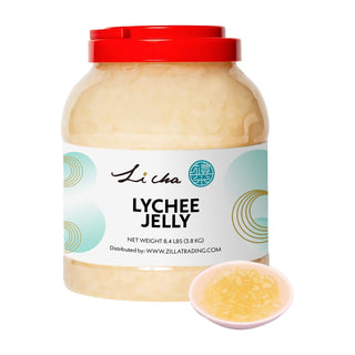 Lychee Jelly Bubble Tea Topping 3.8kg Container