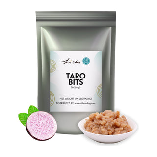 Taro Bits in Syrup 1kg, Real Taro Boba Topping